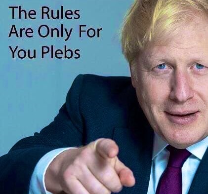 Boris says the rules are only for you plebs 18-7-2021